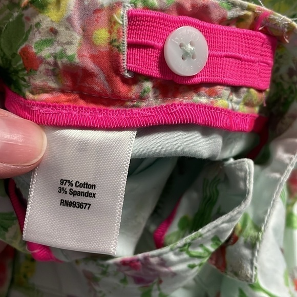 Baker by Ted Baker size 14 mint green with florals straight leg kids’ pa… - Picture 6 of 8